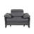 Top Grain Italian Leather Power Reclining Arm Chair with Power Headrests-649976438