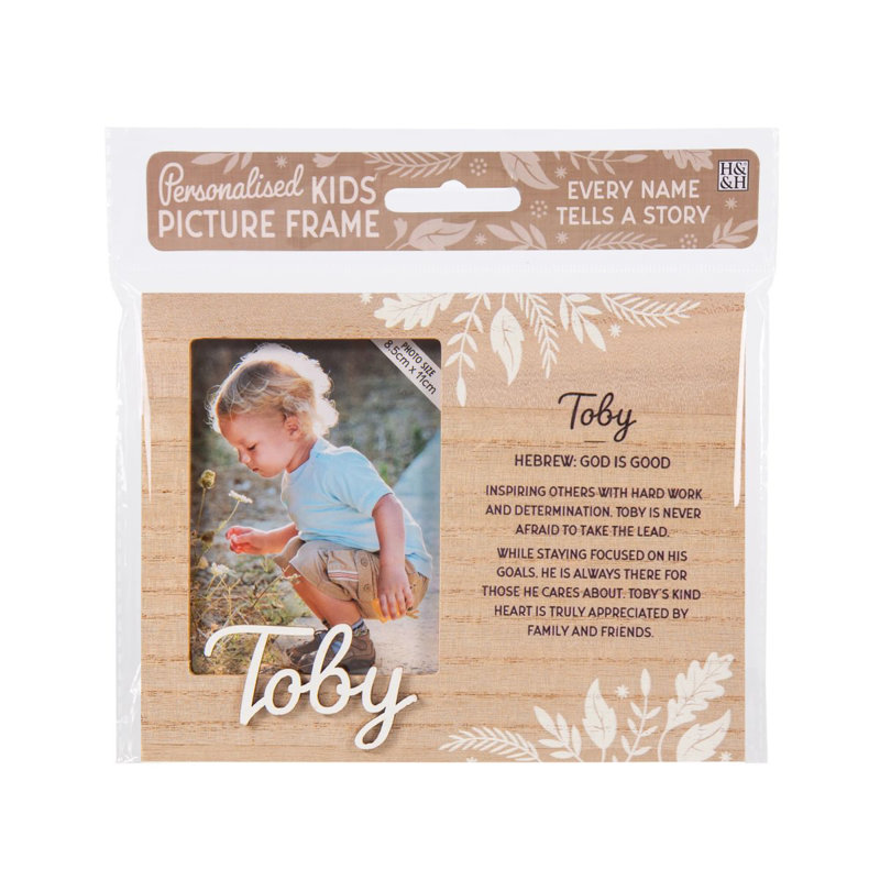Hazella Tan Solid + Manufactured Wood Picture Frame