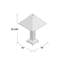 Lampe de table 25,6 "Charlotte
