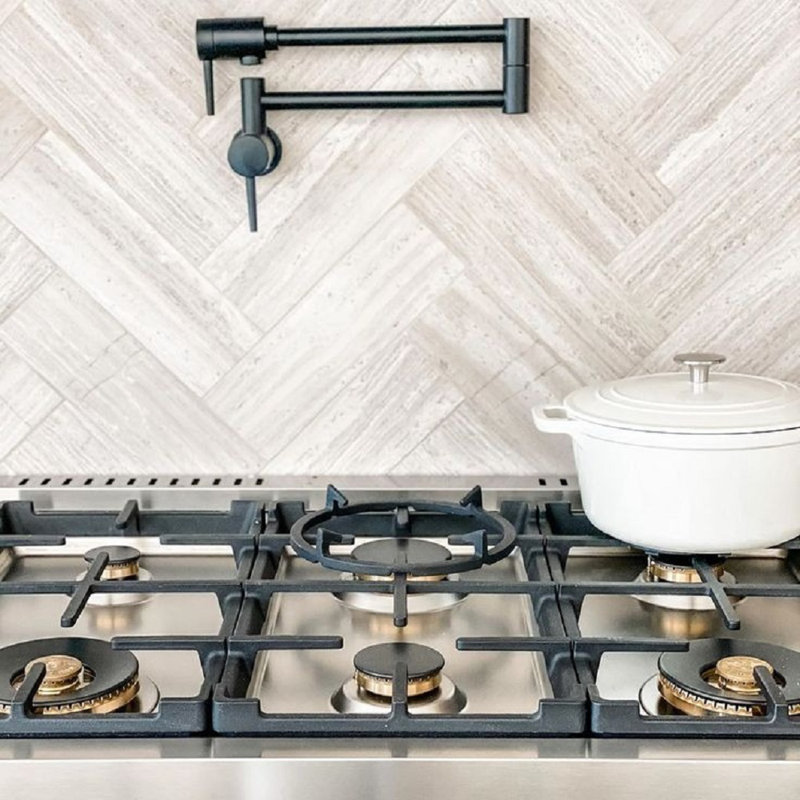 4" X 12" Honed Subway Marble Tile, Wooden Beige