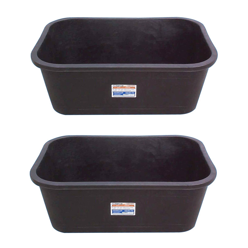Plastic Open Waste Basket - 75 Gallons