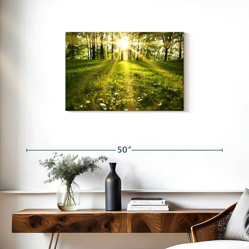 Harnek Bright Green Forest, 20" H x 30" W