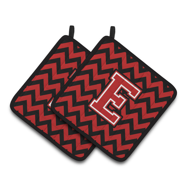 Poignée à chevrons, E, Noir / rouge