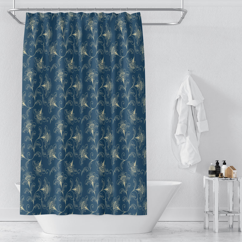 Rideau de douche simple, H 70 po x l 72 po