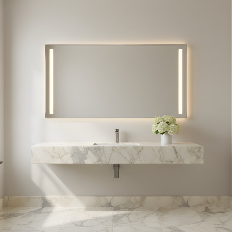 Lustro Rectangle Mirror 72x36 from Generation Lighting , 36" x 72"