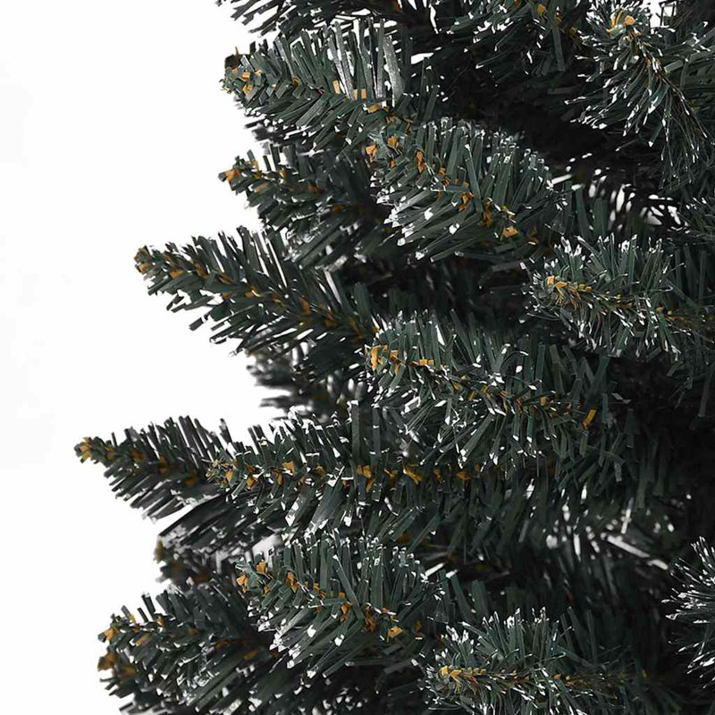 vidaXL Artificial Christmas Tree with Stand Green, 3.94 ft, Pink/Brown