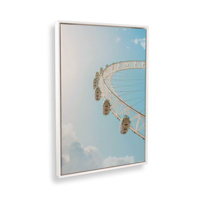 Sky Ride Over Cotton Clouds On Canvas