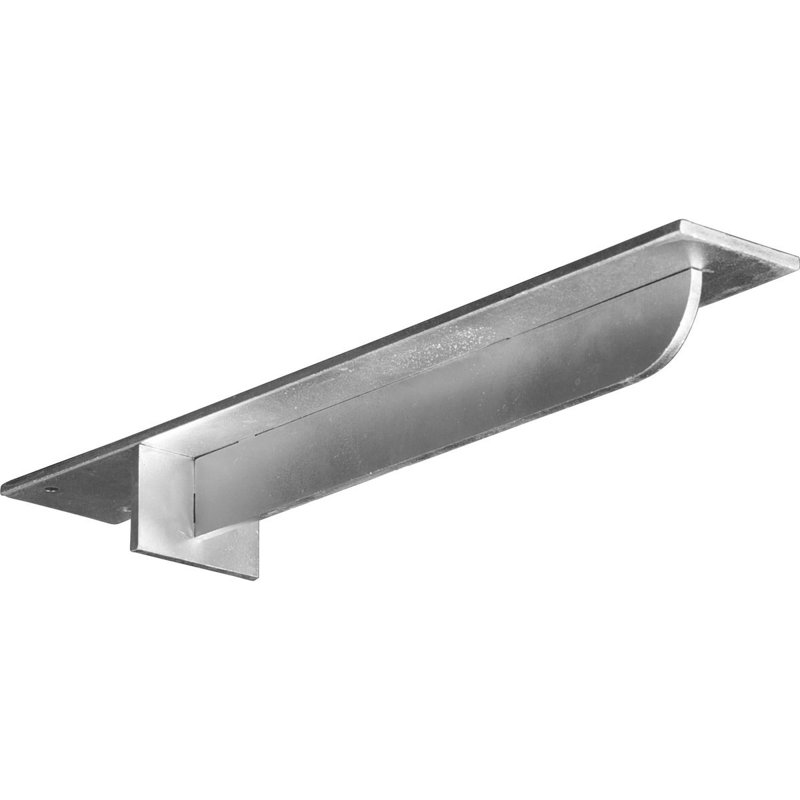 3"W x 14"D x 2"H Heaton Hidden Support Bracket with 10" Support Depth, Steel (6-Pack), Unfinished Steel, 3" x 14"