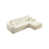 Chaise blanche à gauche