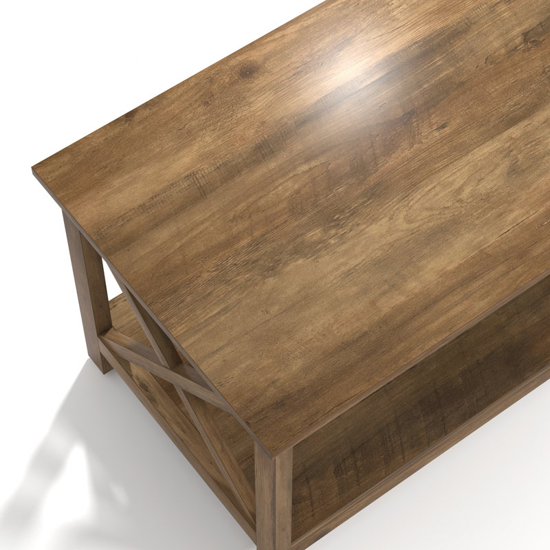 Nora Coffee Table with Storage, Brown