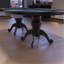 Table de poker INO Design 95 "pour jeux de casino avec base de piédestal en acier inoxydable-107678806