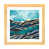 Beige Wood Framed Paper