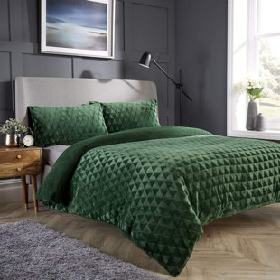 Polyester No Pattern Duvet Cover Set with Pillowcases