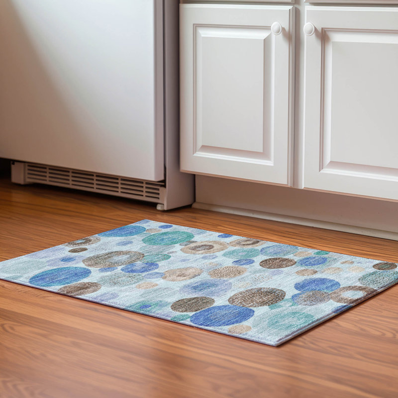 Premium Machine Washable Jakiyra AMF1896 Geometric Rug, Rectangle 1'8" x 2'6"