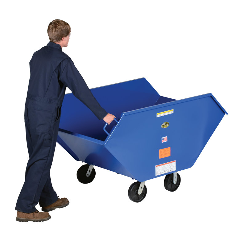 Poubelle de camion, H 37,43 po x l 38,375 po x P 66,6875 po