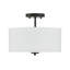 Plafonnier noir mat 2 lumières Ralston-1553230012