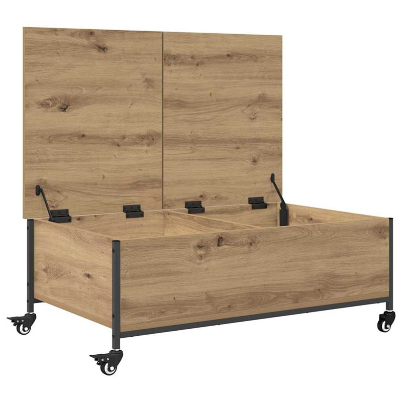 Coffee Table with Storage, Artisan Oak