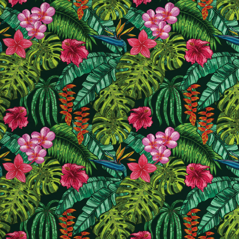 Tissu exotique, l 58 po x L 180 po