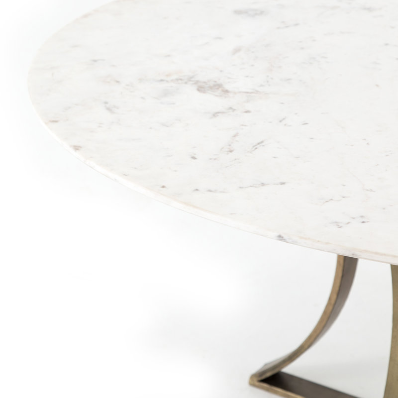 Gage Round Marble Dining Table