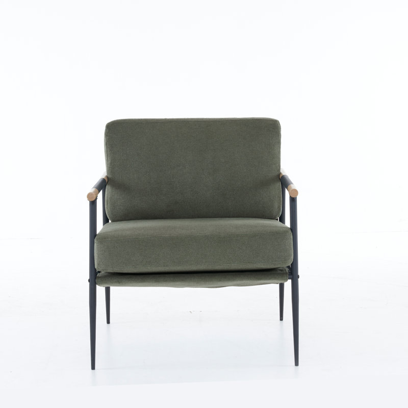Chaise d'appoint Modern Modern, Chenille brun