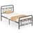 Full Size Bed Frame Mattress Foundation With Headboard 12.5" Under-bed Storage Black-108760577