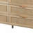 43.31" Bedroom Dresser 6-Drawers Rattan Storage Cabinet Rattan Drawer Wood Dresser   -112385009