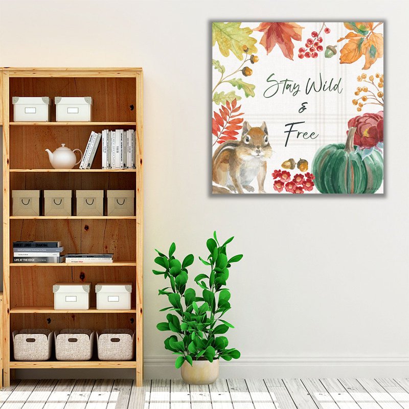 Wooded Harvest VI - reproduction d'art sur toile, H 20 po x l 20 po