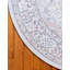 Tapis traditionnel Kelayeh couleur neigeuse