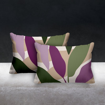 Glittered Outdoor Reversible Throw Pillow