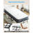 W31" Portable Folding Bed with Mattress For Adults-187446621