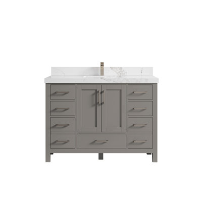 Malibu 48'' Single Bathroom Vanity with Top