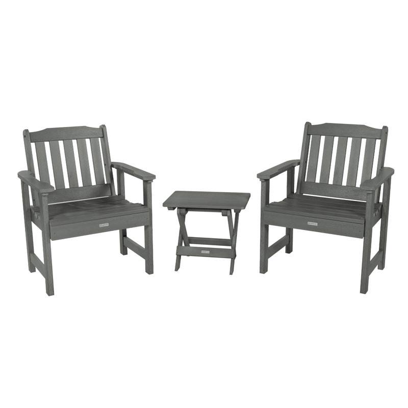 Anette 2 - Person Patio Conversation Set, Coastal Teak