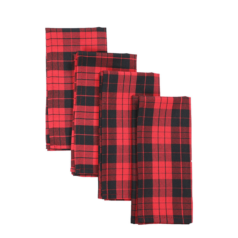 Iraheta Plaid Square Napkin