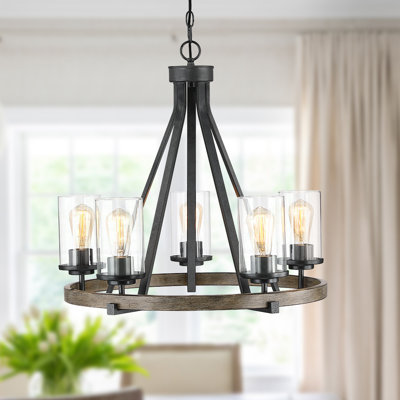 Lustre cylindrique à 5 lumières Denaisha
