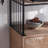 Black + Manufactured Wood Display Cases