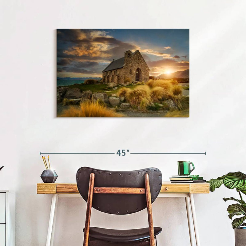 Adella Remote Church, 24" H x 36" W