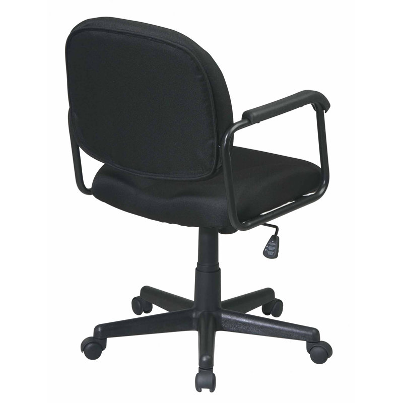 Chaise de tâches ergonomique Hathcock, Noir
