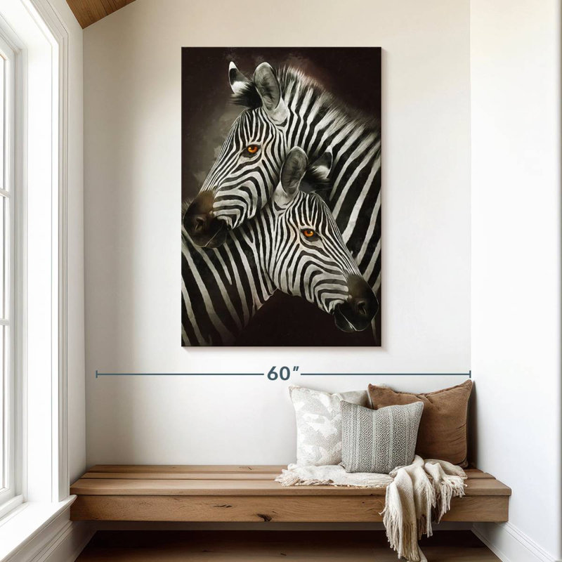 Brampt Zebra Hug, 48" H x 32" W