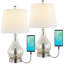Lampe de table USB en métal Enique