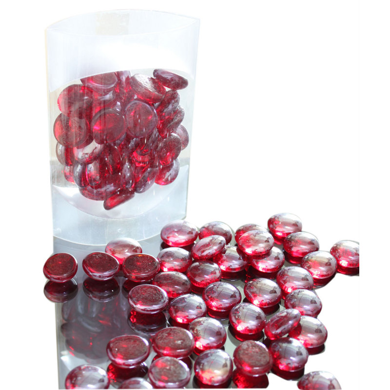 Abstract Vase Filler, Red