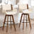 Modern Faux Leather Upholstered Swivel Stools-1305084208-1305084205