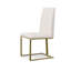 Chaise d'appoint rembourrée en blanc Chrishelle-1378568589
