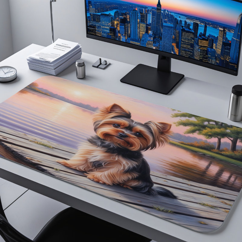 Polyester Desk Pad, 23.6x13.8