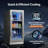 Ca'lefort 15 in Beverage Refrigerators & Coolers Right handed 100 Cans 34-54℉ Beverage Fridge-124527552