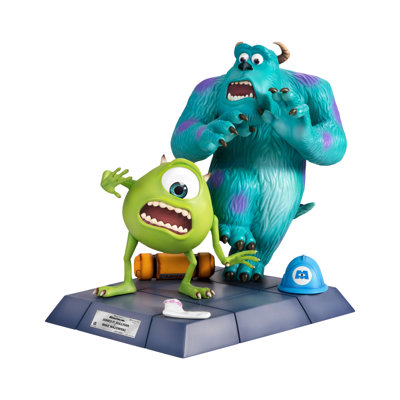 Disney Monsters Inc James P. Sullivan and Mike Wazowski Table Top Statue