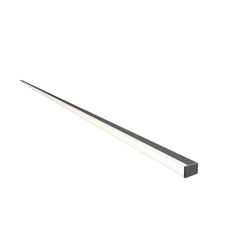 Stix Plus 1-Light Dimmable Bath Bar, Satin Black, 64 W, 0.75'' H x 72'' W x 1'' D