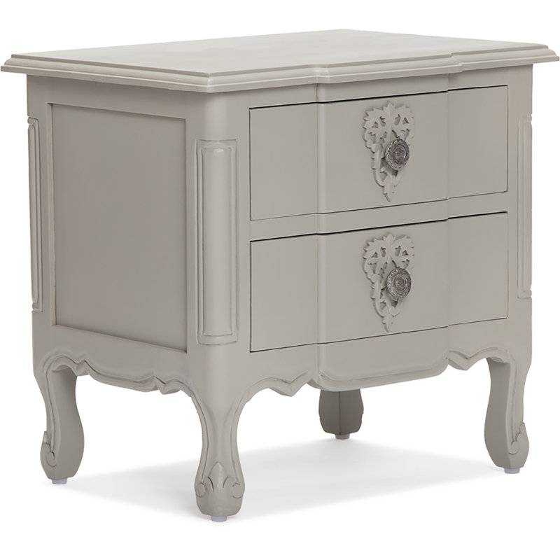  Maslow End Table Nightstand with Drawers