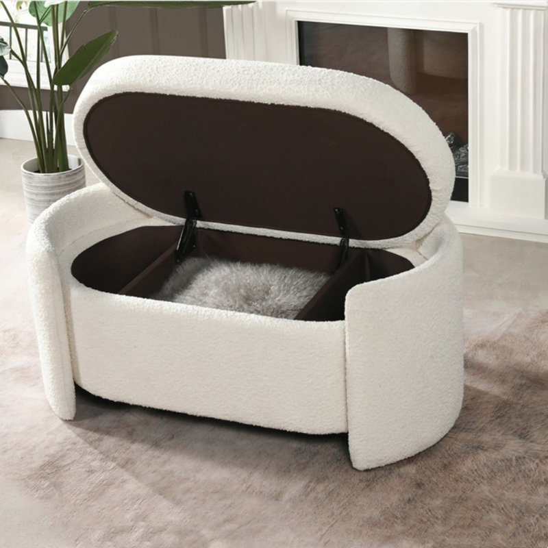 Banc de luxe blanc cassé French Light