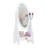Javin Wood Oval Floor Mirror