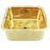 Brightwork 16.63'' L Dual Mount Single Bowl Brass Kitchen Sink